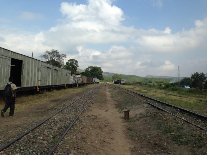 Eine der beiden einzigen Zugrouten in Tansania