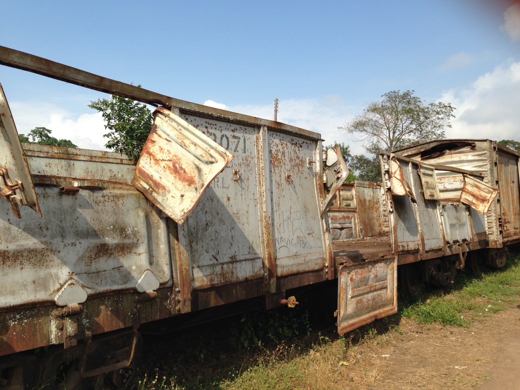 Wagon-"Leiche" im Pugu Hills Nationalpark