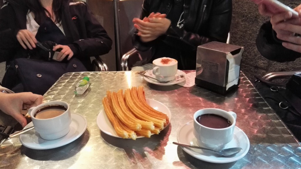 Chocolate con Churros in der Chocolateria San Gines