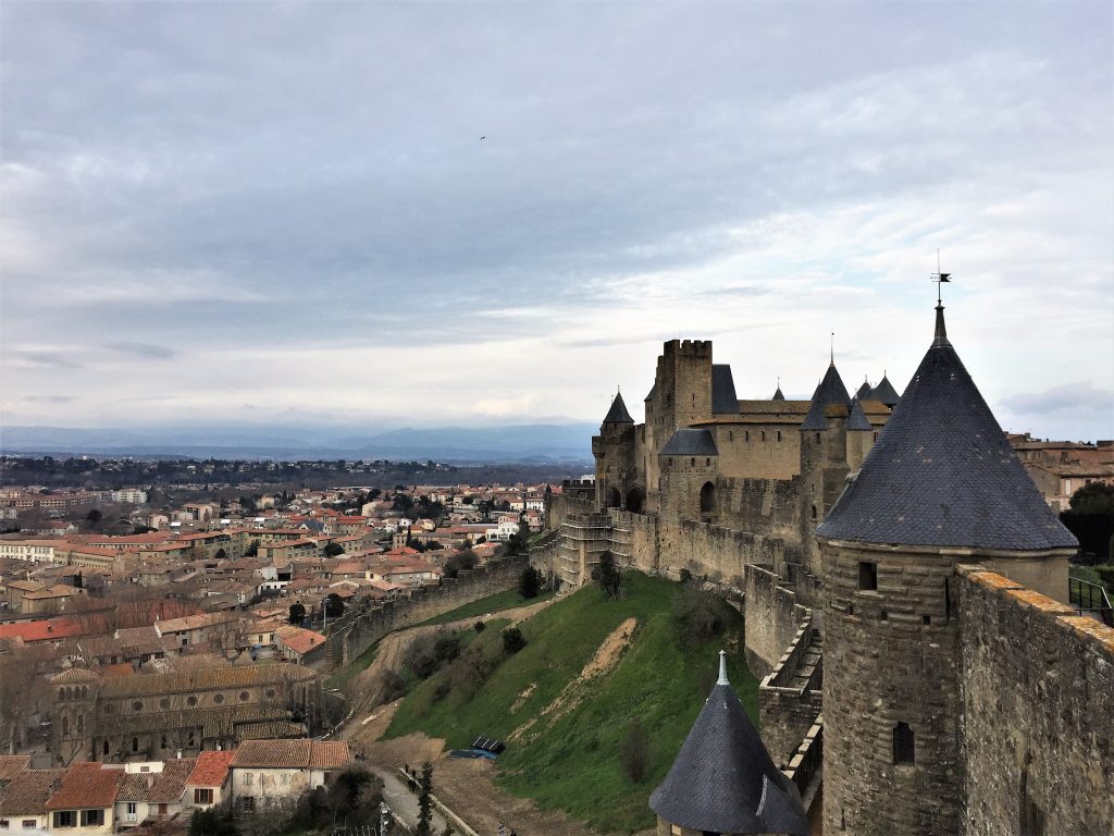 carcassonne außenmauer