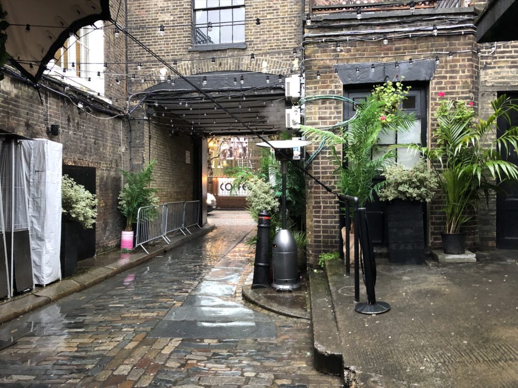 london shoreditch streets 2020 rain